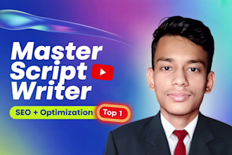 seo script for your video and youtube