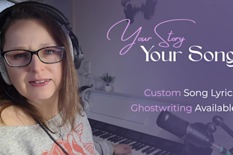 write personal song lyrics based on your story