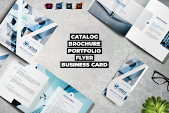design modern catalog, portfolio, brochure, magazine, flyer