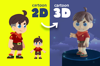 do 3d character modeling and animation