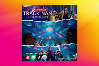 make instagram music video promo, trailer, teaser, previews, ads, clips etc