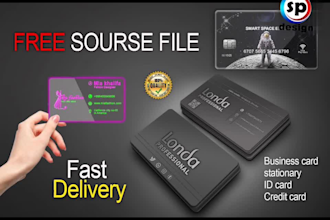 do professional or minimal or luxury business card design