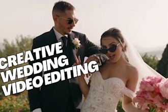 do professional wedding video editing for preserving memory