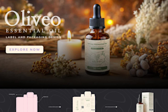 do botanical logo design with full company branding