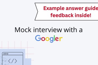 do a mock coding interview with you as a google engineer