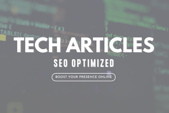 write SEO optimized tech articles on cybersecurity, ai and machine learning