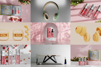 do 3d product modeling, rendering and product animation