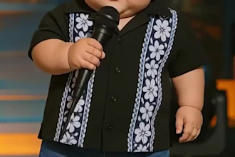 make ai news baby podcast viral ai baby podcast talking video funny baby podcast