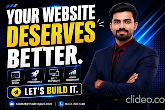 do website development as full stack web developer