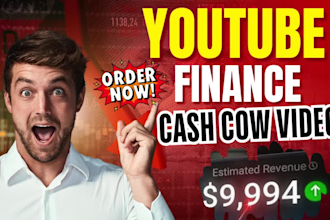 create crypto, finance cash cow youtube videos