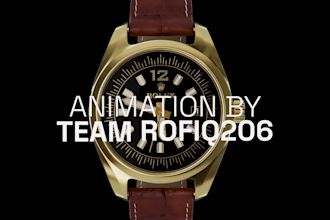 create 3d product animation videos and 3d rendering