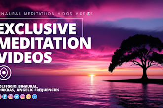 provide copyright free chakra and solfeggio meditation music videos
