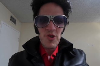 play elvis in your elvis documentary or promote your business