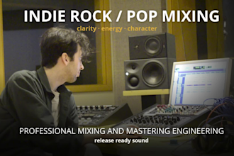 mix and master your indie rock, pop or alternative song