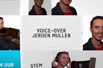 deliver high quality dutch voice over for all purposes