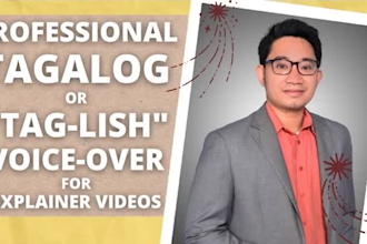 be your filipino explainer, elearning, and educational voice