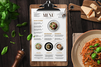 design restaurant menu design, food menu, food flyer