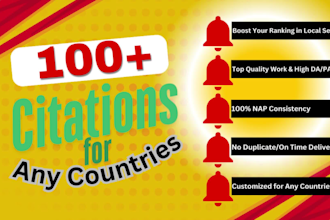 do citations for any country for your local SEO
