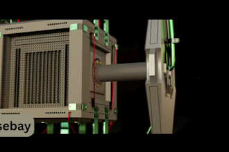 create 3d industrial animation, mechanical assembly animation, product explainer