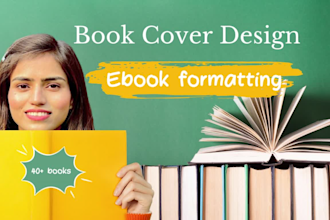 design and format attractive ebook and print book covers
