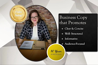 write alluring business copy that promotes and elevates