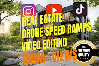 do stop scrolling trendy real estate drone video using exciting speed ramps