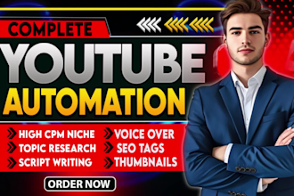 create automated youtube cash cow channel, top10 and cash cow videos editing