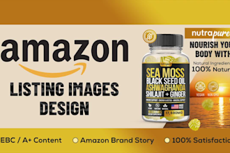 design amazon listing images and product infographics