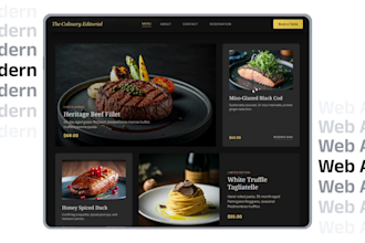 build modern web app or business website with dashboard