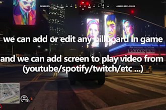 make fivem server billboards and cinema screens