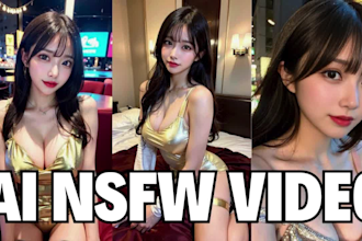 create HD ai nsfw animation video ai onlyfans model ai influencer erotic