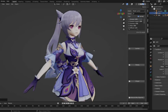 create, rig, fix, convert any model for vrchat, vtuber, mmd, vroid, weight paint