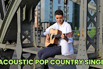 sing and record professional acoustic pop country vocals for your song