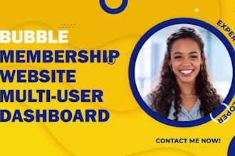 build a bubble membership site subscription bubble io platform developer bubble