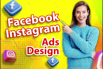 do high converting facebook ads design and instagram post design