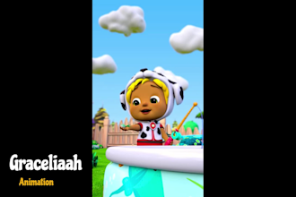 do 3d kids animation video nursery rhymes kids learning 3d cartoon video lullaby