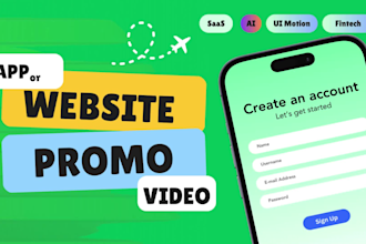 do mobile app promo, app ui showcase, app explainer video, mobile ui animation