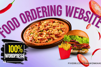 do cafe, restaurant website allow online ordering request online food delivery