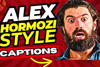 edit alex hormozi style captions for instagram reels, youtube shorts and tiktoks