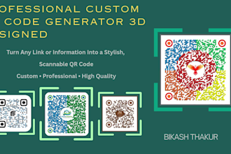 professional qr codes with logo and color customization