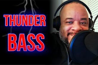 deliver an epic deep african american male voice over