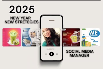 be your social media marketing manager and content creator