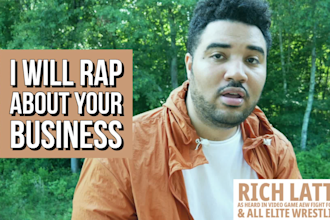 rap to promote your business