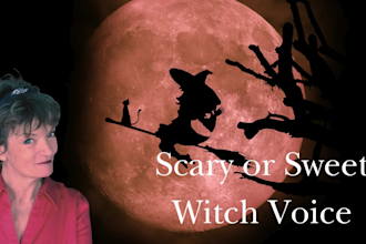 voice your creepy sinister or kind funny witch