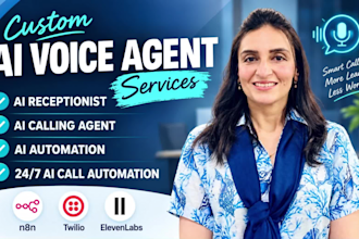 build an ai voice agent, ai receptionist, ai calling agent