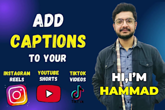 edit tiktoks, instagram reels, youtube shorts with captions