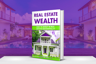 design book cover, kindle book cover or ebook cover