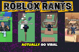 make viral roblox rant shorts for youtube and tiktok