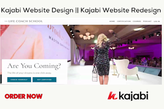 kajabi website design, kajabi online course, kajabi landing page, kajabi expert