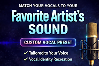 make autotune and vocal chain presets to sound like your favorite artist